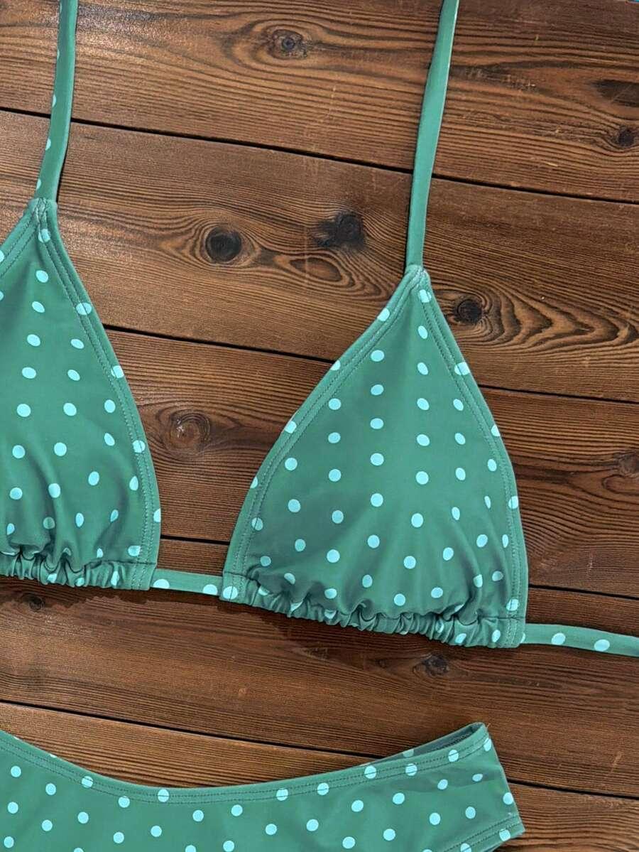SWIM VCAY DWUCZĘŚCIOWY STRÓJ KĄPIELOWY WZÓR GROSZKI S09__M