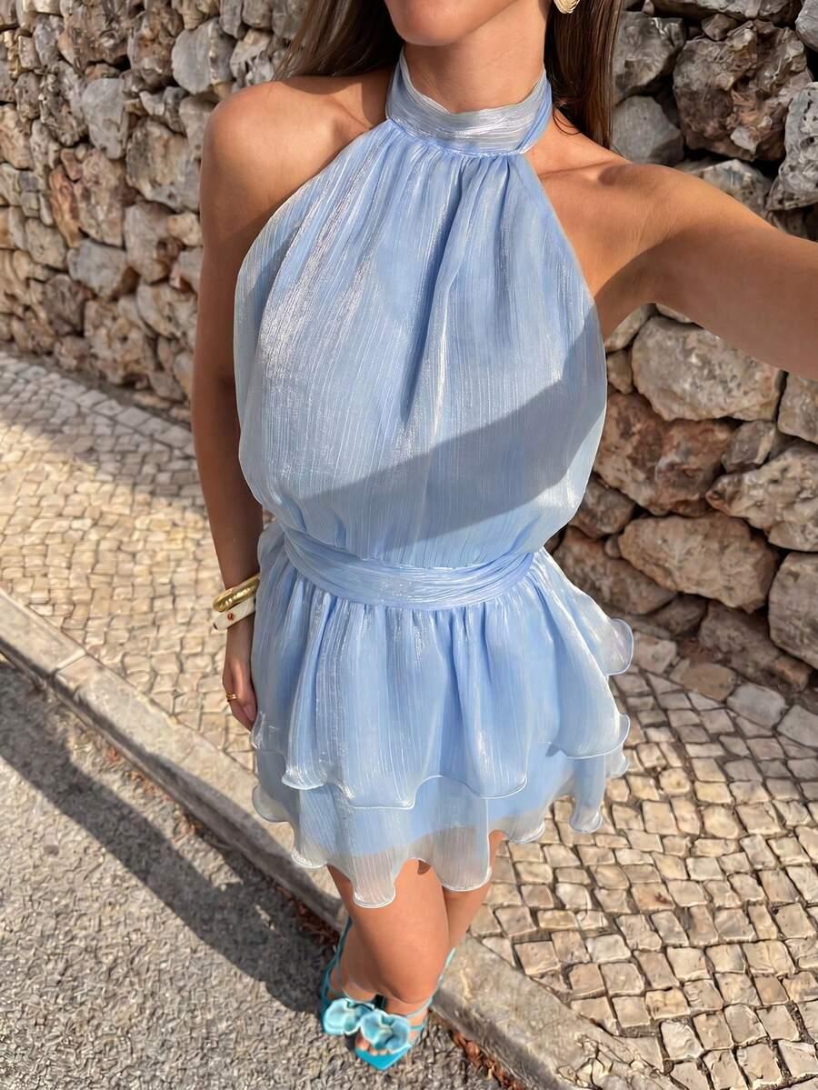 FIRERIE NIEBIESKA SUKIENKA MINI S09__M