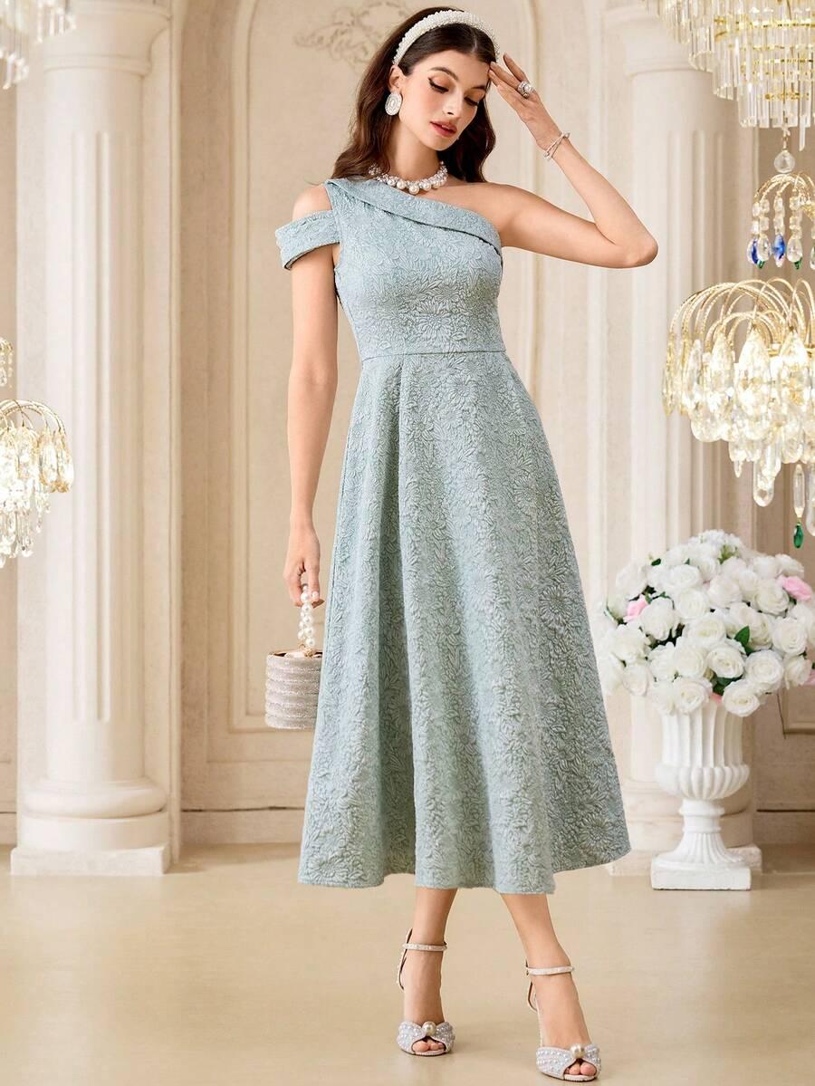 MODELYN NIEBIESKA MIDI SUKIENKA S06__M