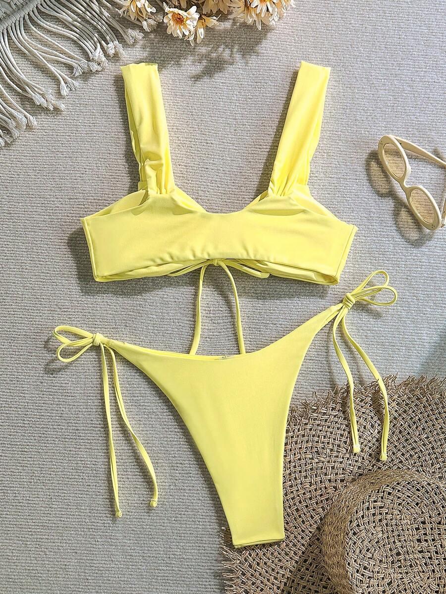 SHEIN DWUCZĘŚCIOWY STRÓJ KĄPIELOWY S09__M
