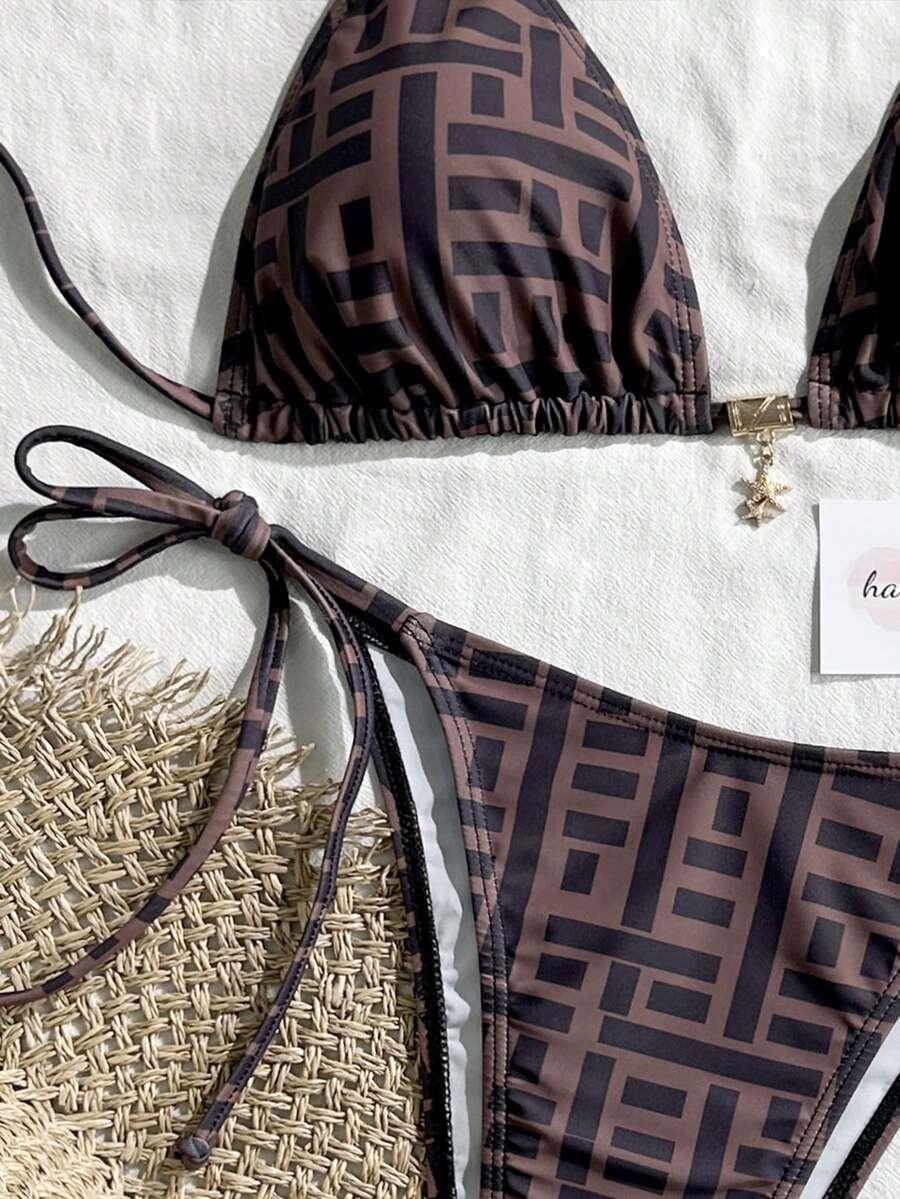 SHEIN DWUCZĘŚCIOWY STRÓJ KĄPIELOWY S06__XL