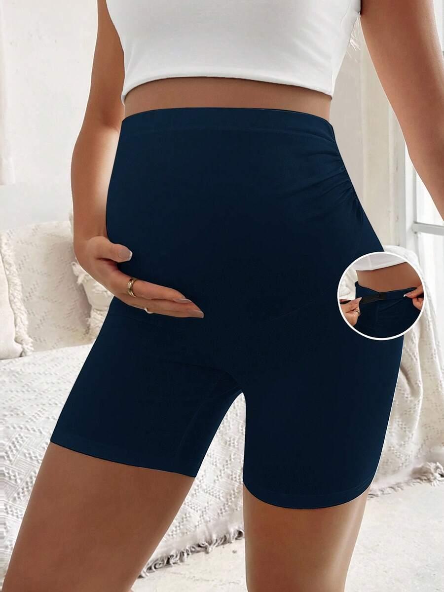 SHEIN NIEBIESKIE CIĄŻOWE SPODENKI S09__M