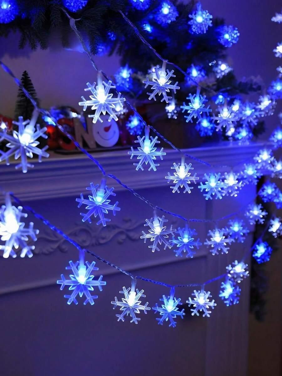 SHEIN GIRLANDA LED ŚNIEŻYNKI BDD__1,5M