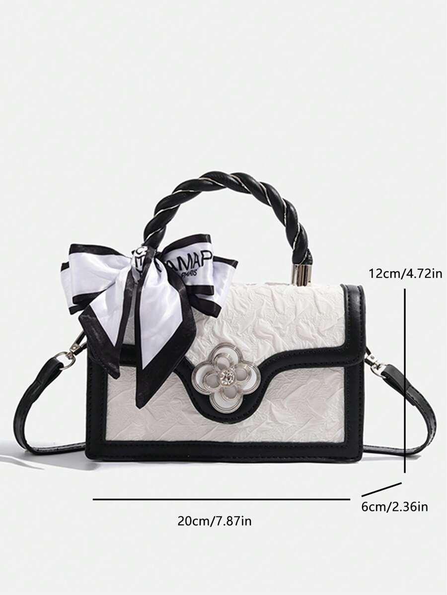 SHEIN KOLOROWA TOREBKA ZDOBIENIE S07__20X6X12CM