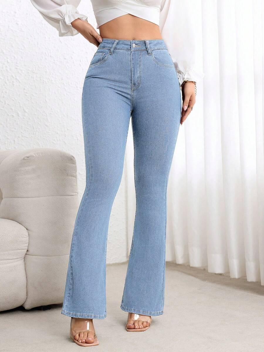 SHEIN NIEBIESKIE SPODNIE JEANS S06__L