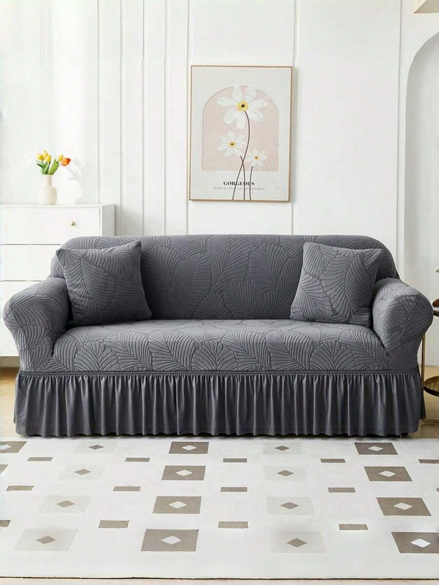 SHEIN SZARY POKROWIEC NA SOFĘ S07__235X300CM