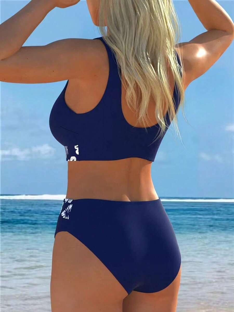 SHEIN KOMPLET BIKINI WZÓR S09__M