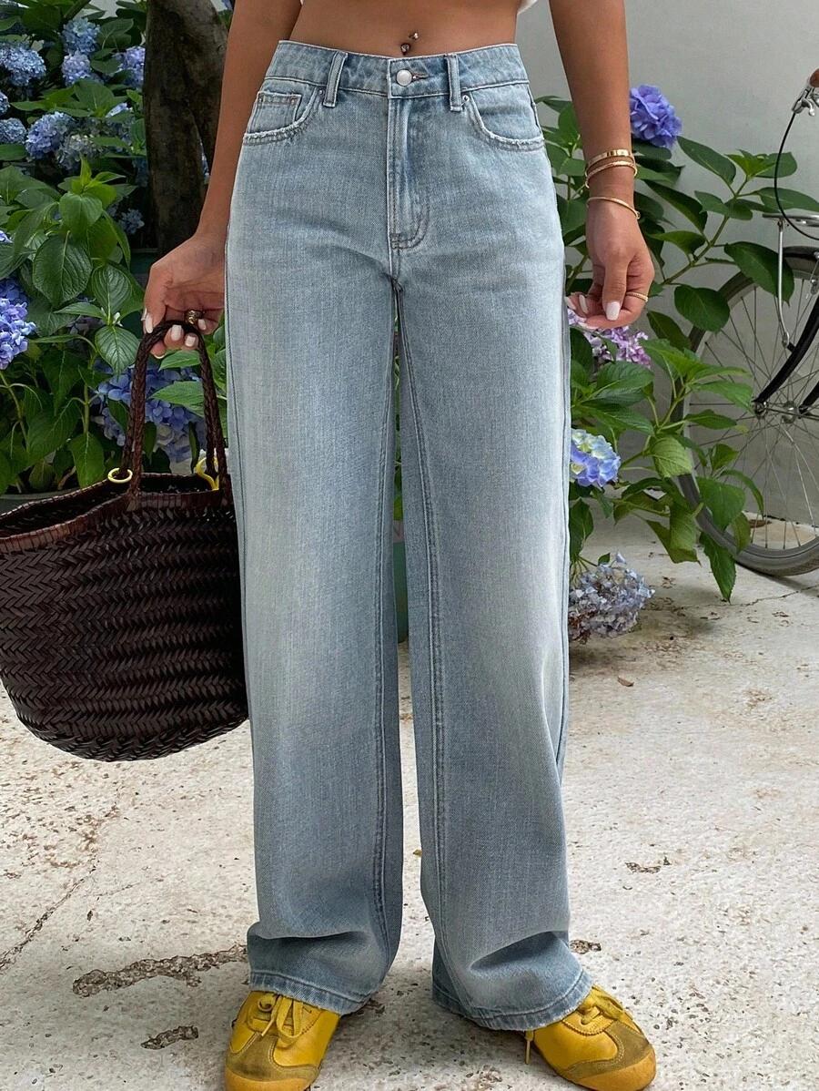 DAZY NIEBIESKIE SPODNIE JEANS S09__M