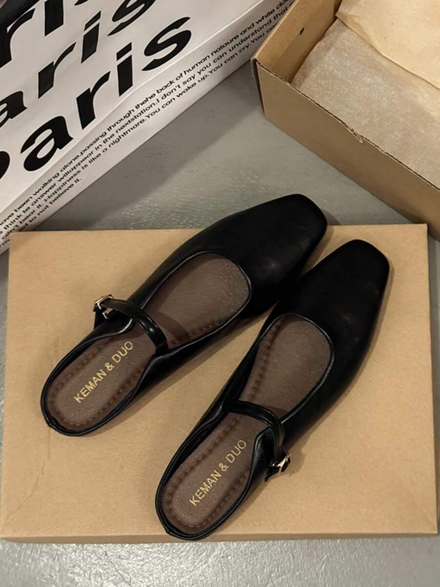 SHEIN CZARNE BALERINY SPRZĄCZKA S06__38