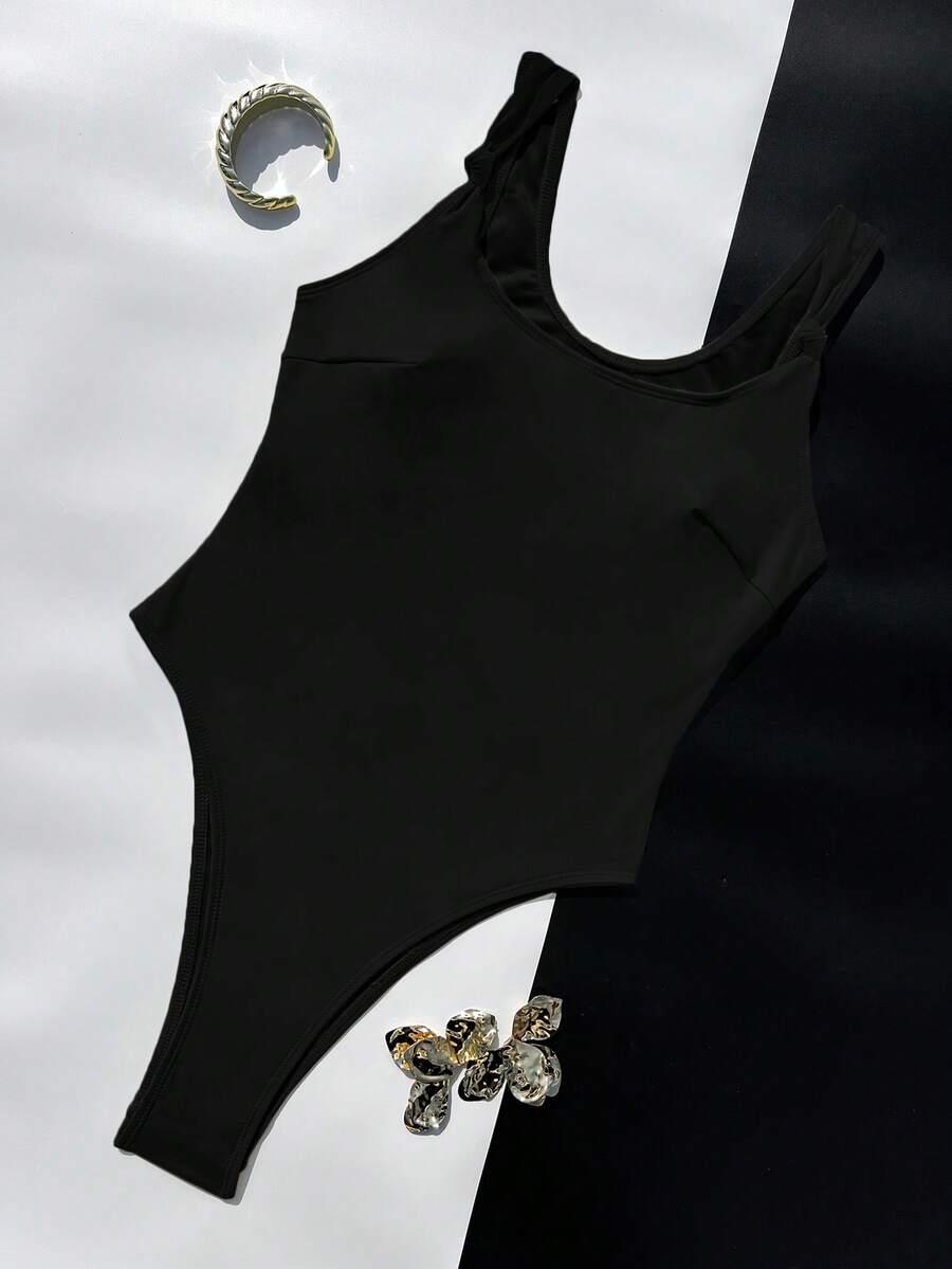SHEIN JEDNOCZĘŚCIOWY STRÓJ KĄPIELOWY S09__L