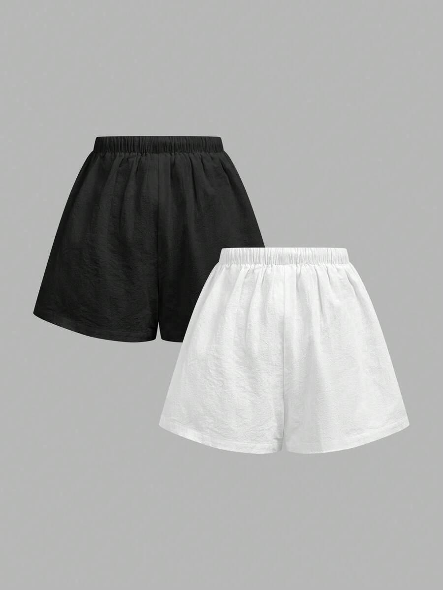 SHEIN BIAŁE KRÓTKIE SPODENKI S06__M