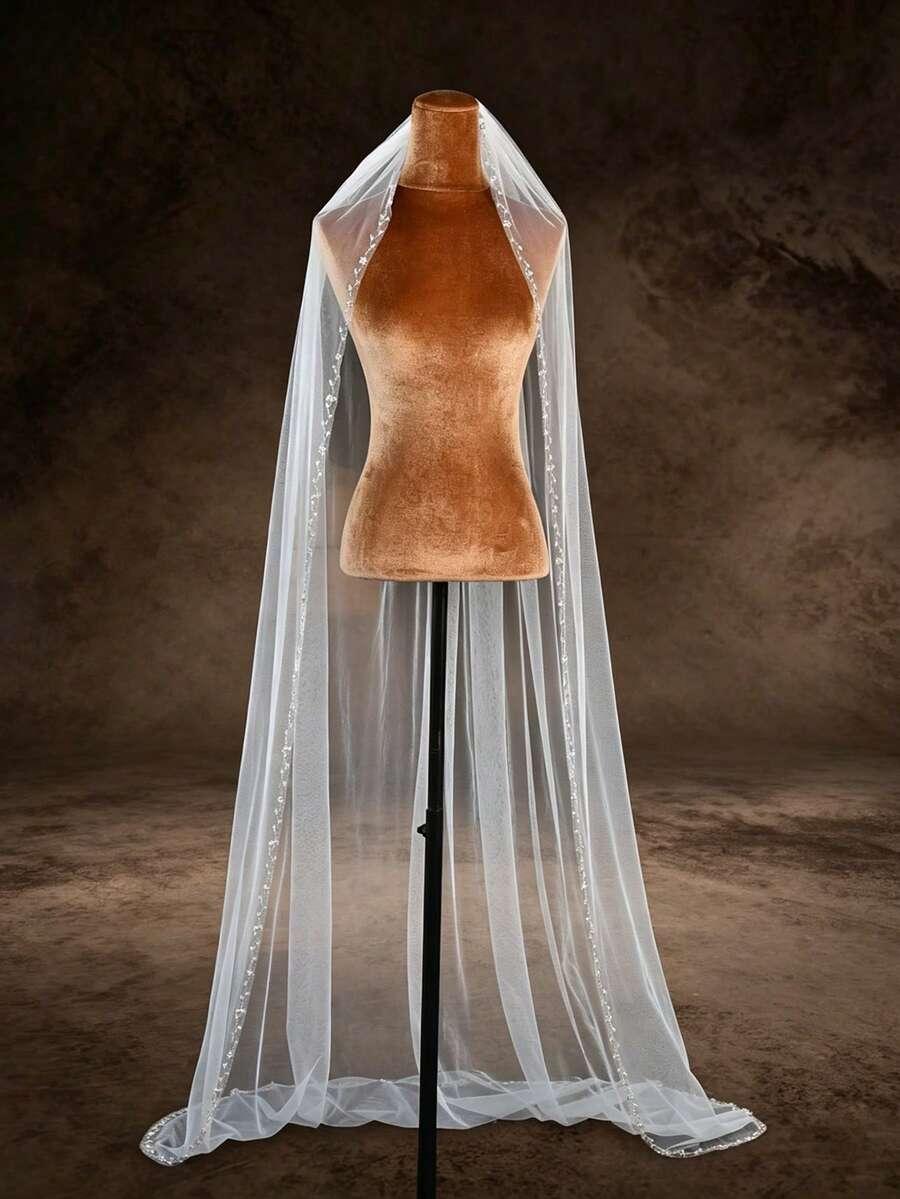 SHEIN BIAŁY WELON ZDOBIENIA S07__300CM