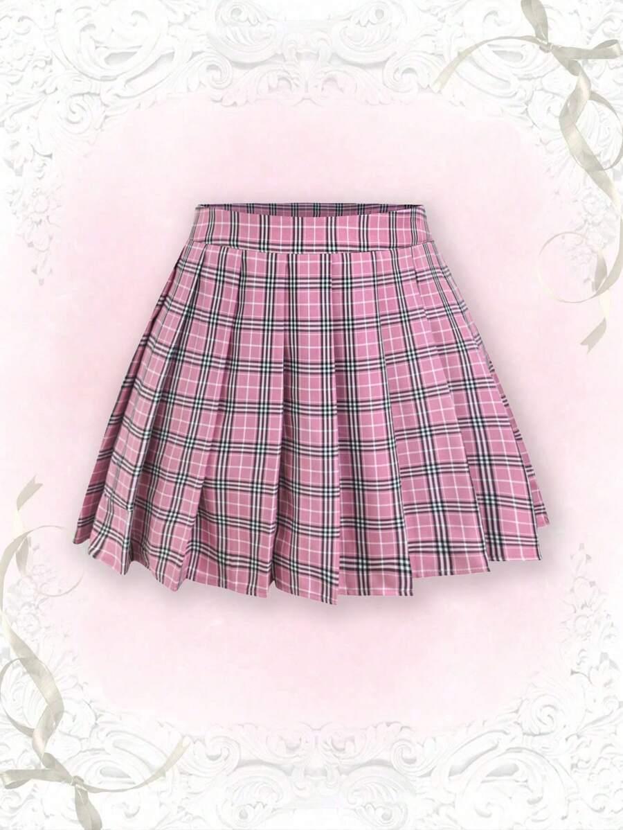 SWEETRA MINI SPÓDNICA WZÓR KRATKA S06__46