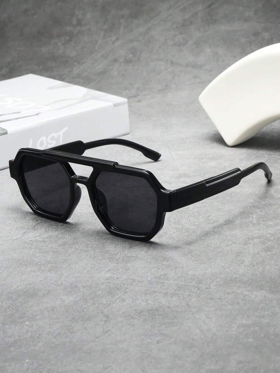 SHEIN CZARNE OKULARY PRZECIWSŁONECZNE S07