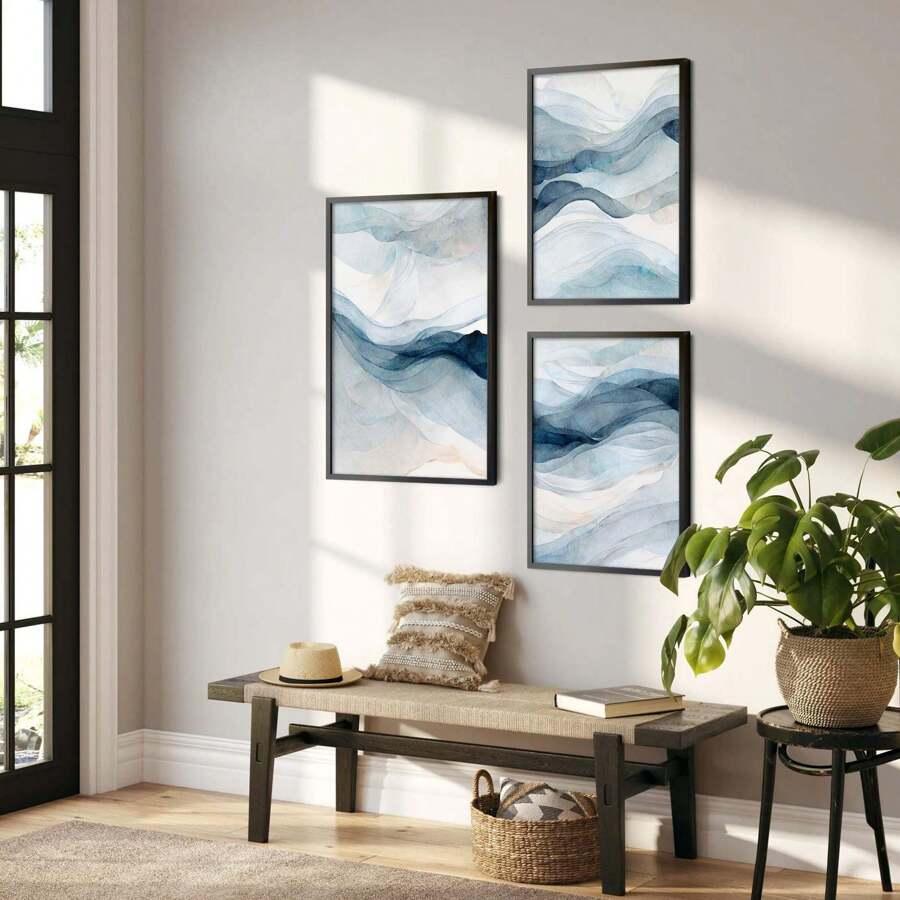 SHEIN PLAKAT NA ŚCIANĘ 3-PACK S07__50X70CM