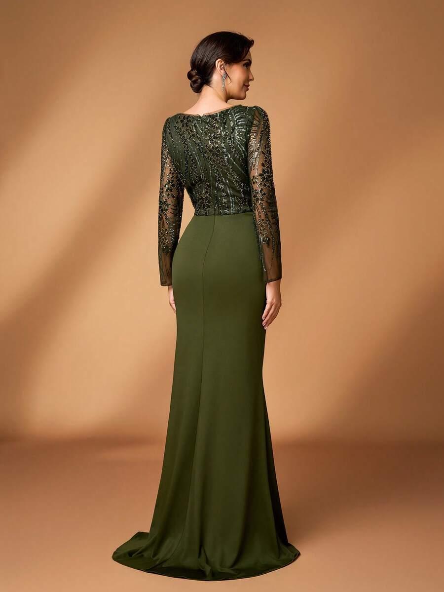 SERIN ZIELONA MAXI SUKIENKA S06__XL