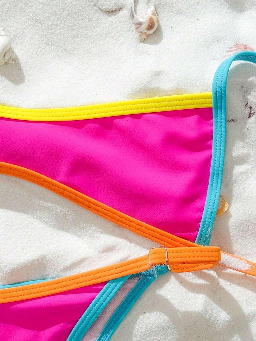 SHEIN DWUCZĘŚCIOWY STRÓJ KĄPIELOWY S09__S