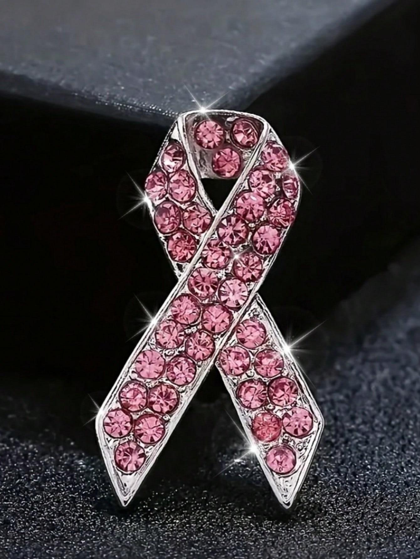 SHEIN RÓŻOWA BROSZKA PRZYPINKA S07__2X3,6CM