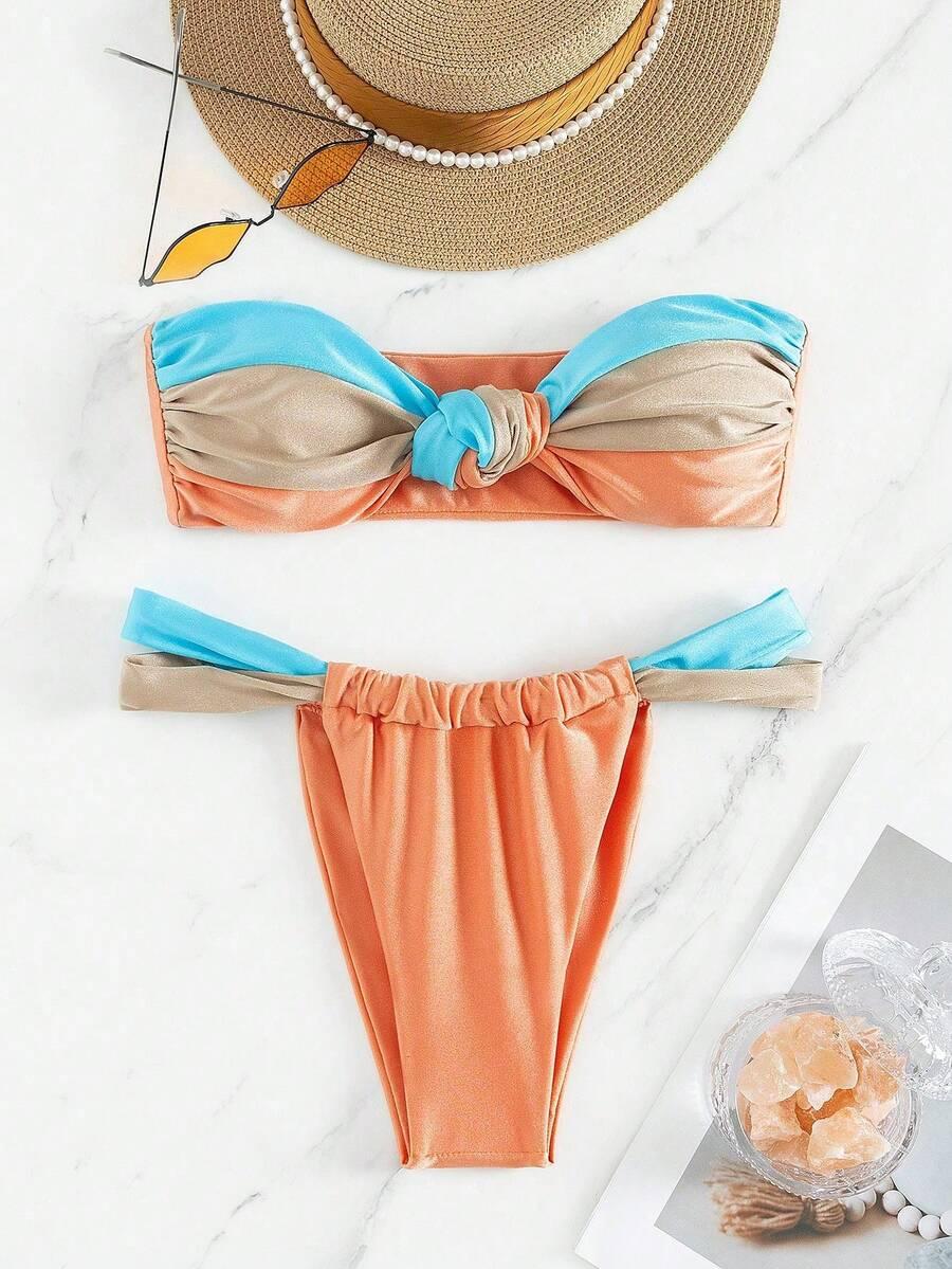 SHEIN DWUCZĘŚCIOWY STRÓJ KĄPIELOWY S09__S