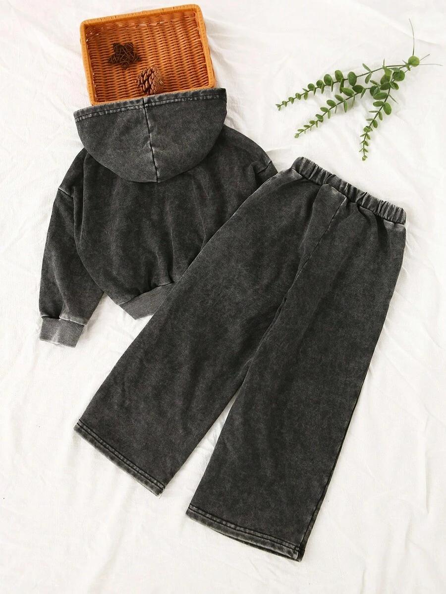 SHEIN CZARNE SPODNIE DRESOWE S06__110-116CM