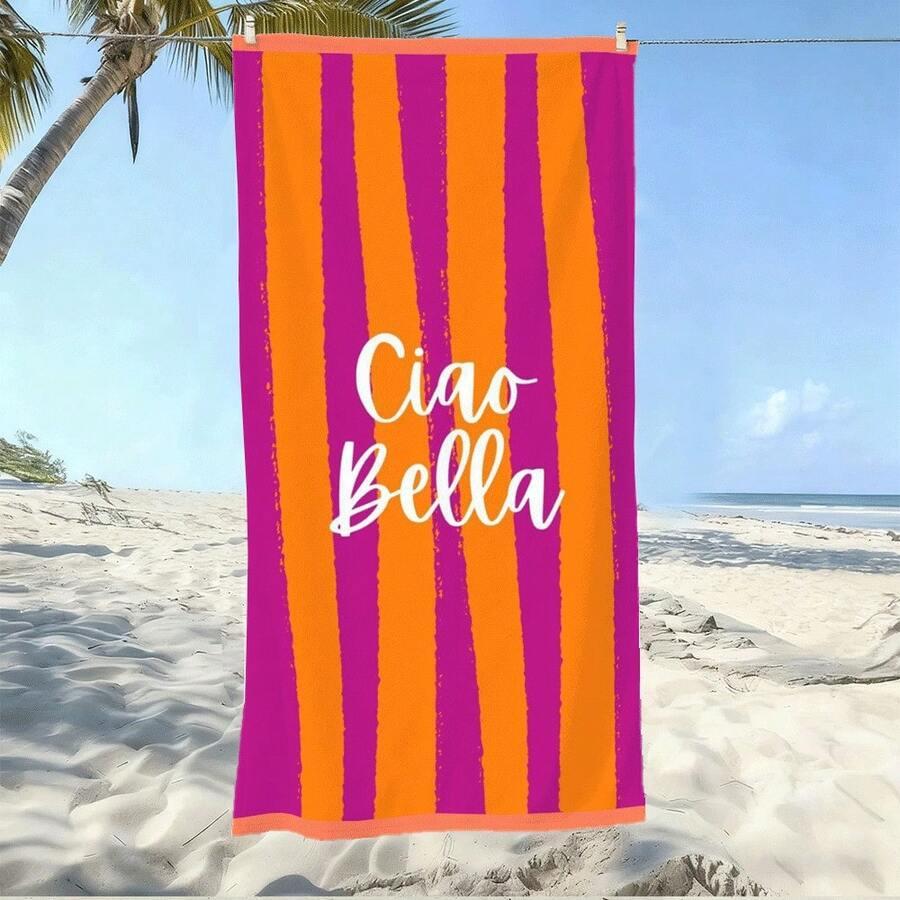 SHEIN RĘCZNIK PLAŻOWY WZÓR S07__80X160