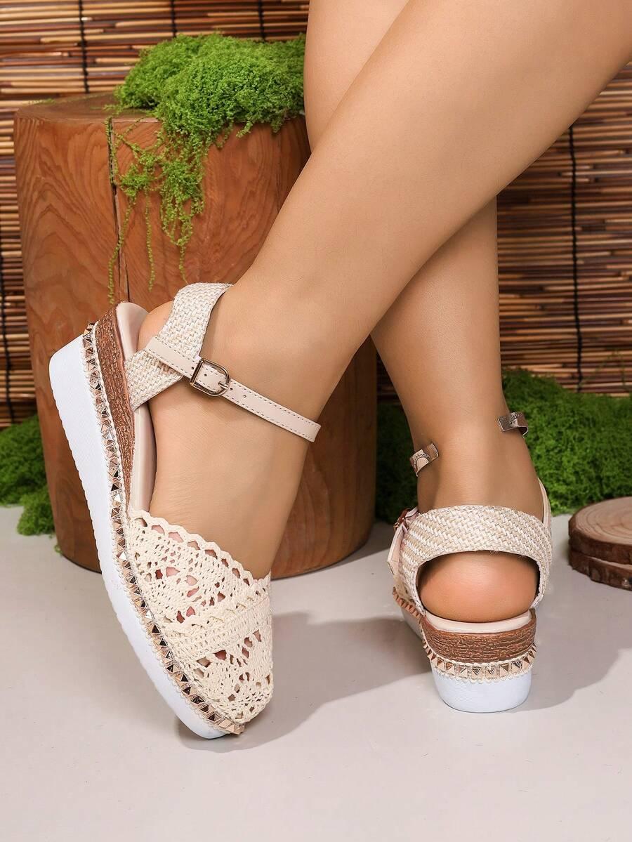 SHEIN BEŻOWE ESPADRYLE OBCAS S06__41