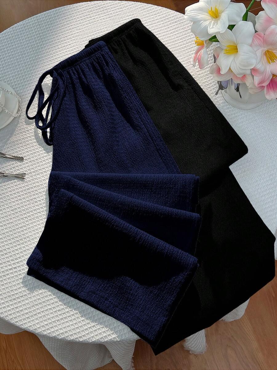 SHEIN SPODNIE WIĄZANIE 2-PACK S06__S