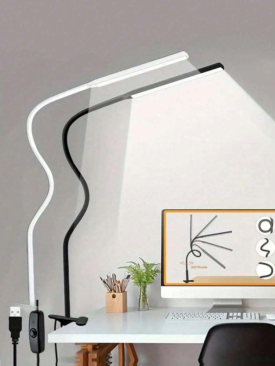 SHEIN LAMPKA DO CZYTANIA KSIĄŻEK LED NOCNA USB Z KLIPSEM S07