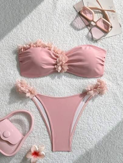 SHEIN DWUCZĘŚCIOWY STRÓJ KĄPIELOWY S09__S