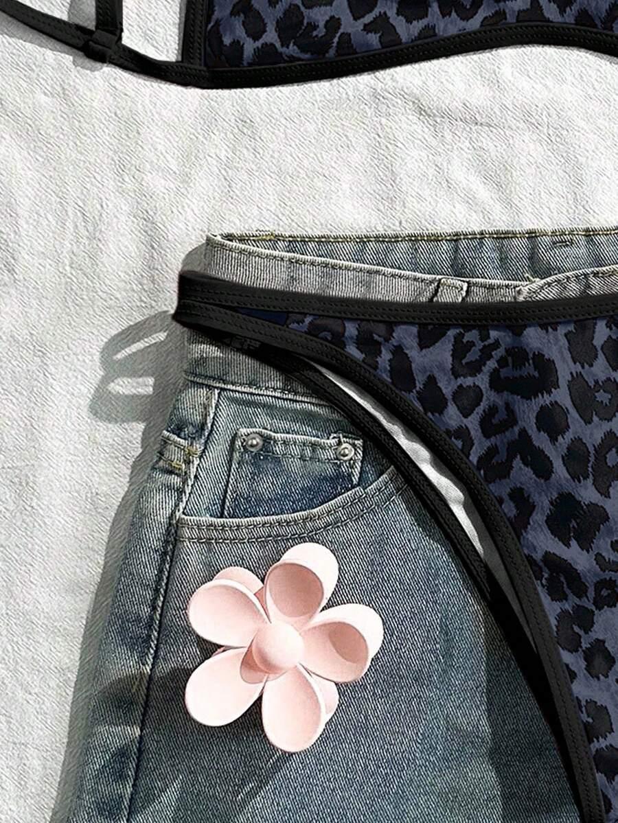 SWIM MOD DWUCZĘŚCIOWY STRÓJ KĄPIELOWY ANIMAL PRINT S09__XS