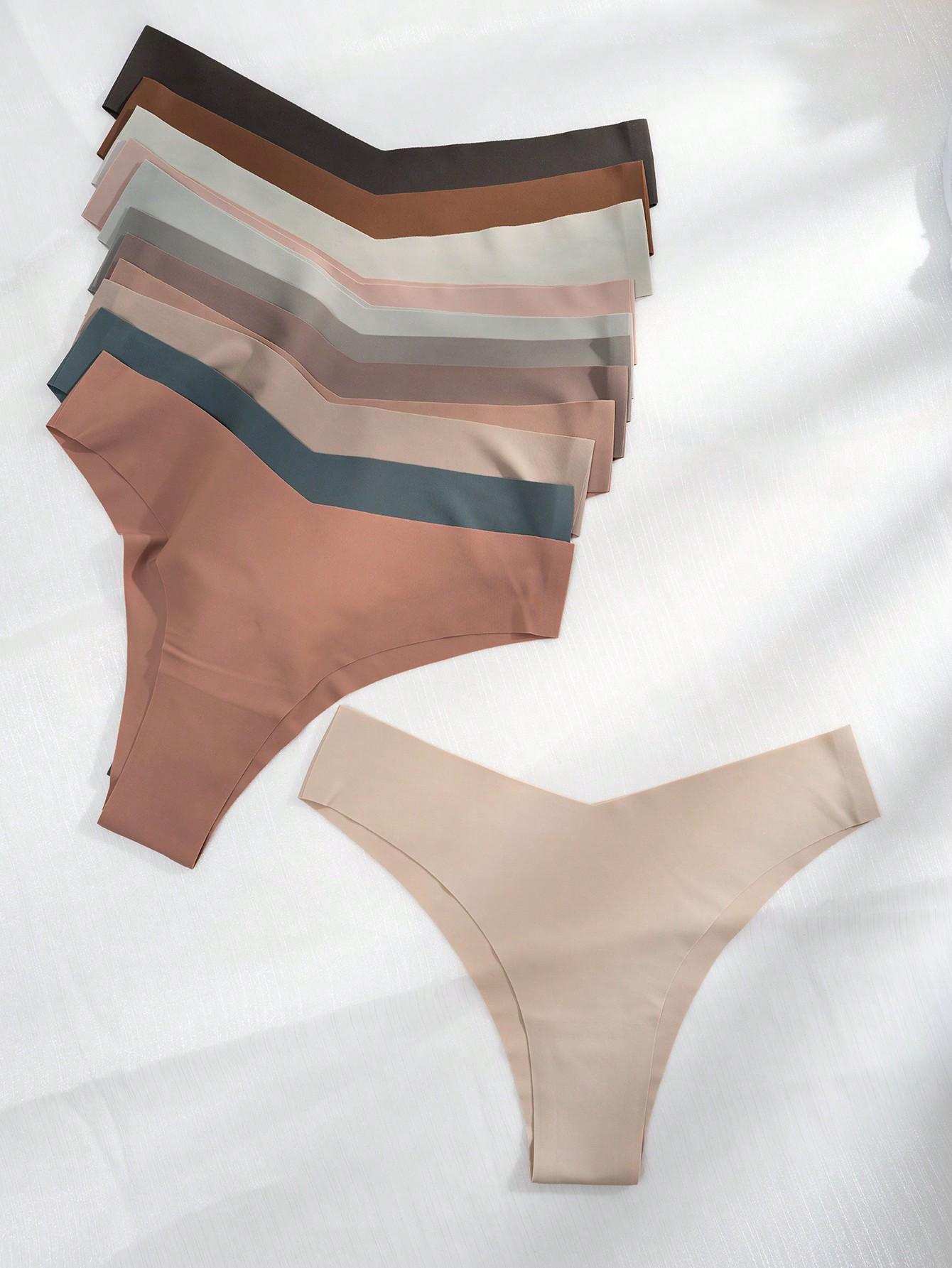 SHEIN BEZSZWOWE MAJTKI 12-PACK S06__M