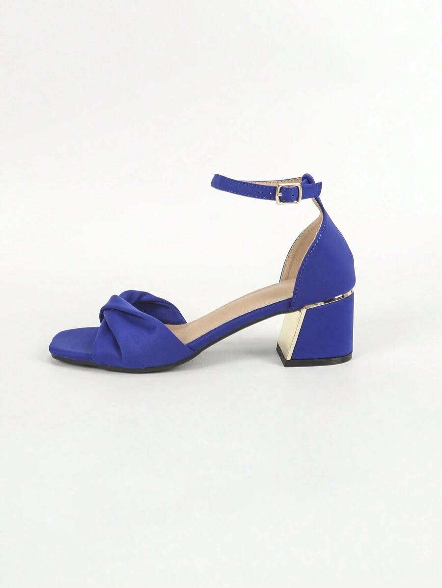 SHEIN NIEBIESKIE SANDAŁY NA OBCASIE S06__39