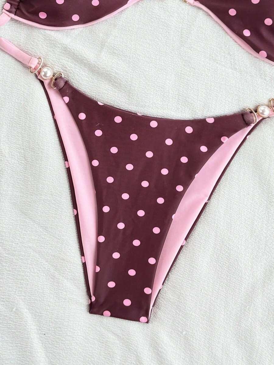 SWIM MOD STRÓJ KĄPIELOWY DWUCZĘŚCIOWY GROSZKI S09__S
