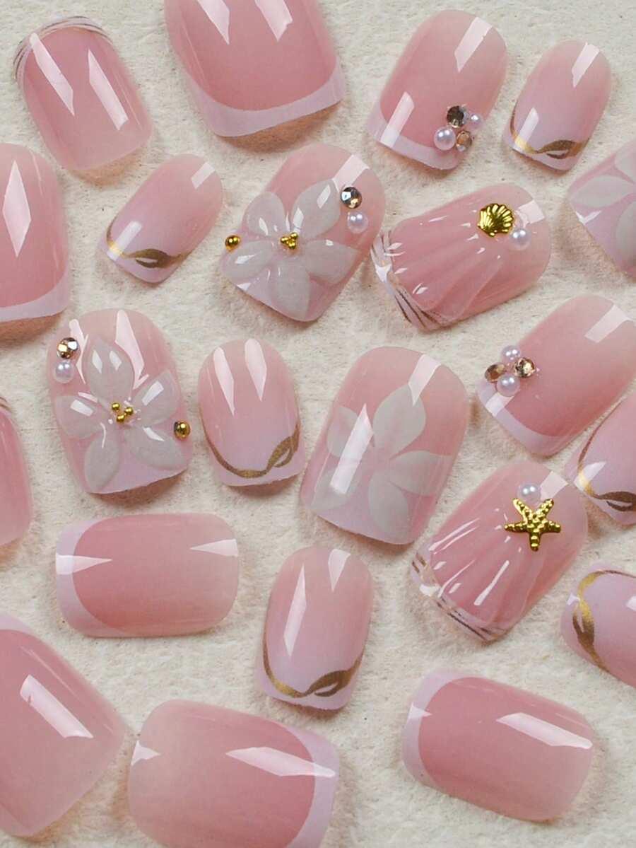 SHEIN SZTUCZNE PAZNOKCIE TIPSY S07