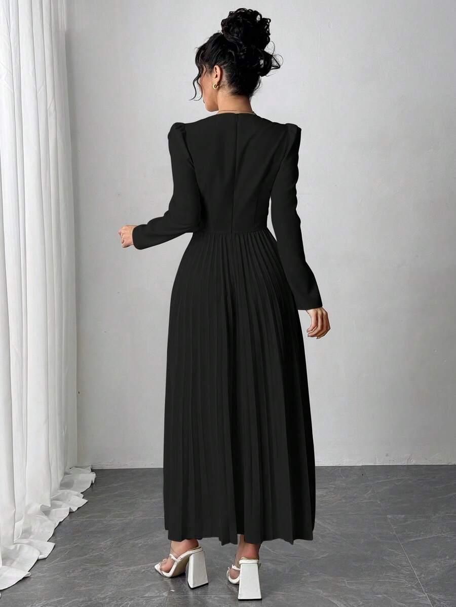 RAFFERIZA CZARNA MAXI SUKIENKA S06__S