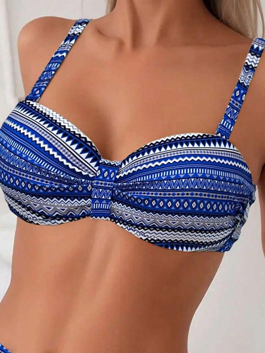 SHEIN DWUCZĘŚCIOWY STRÓJ KĄPIELOWY S09__M