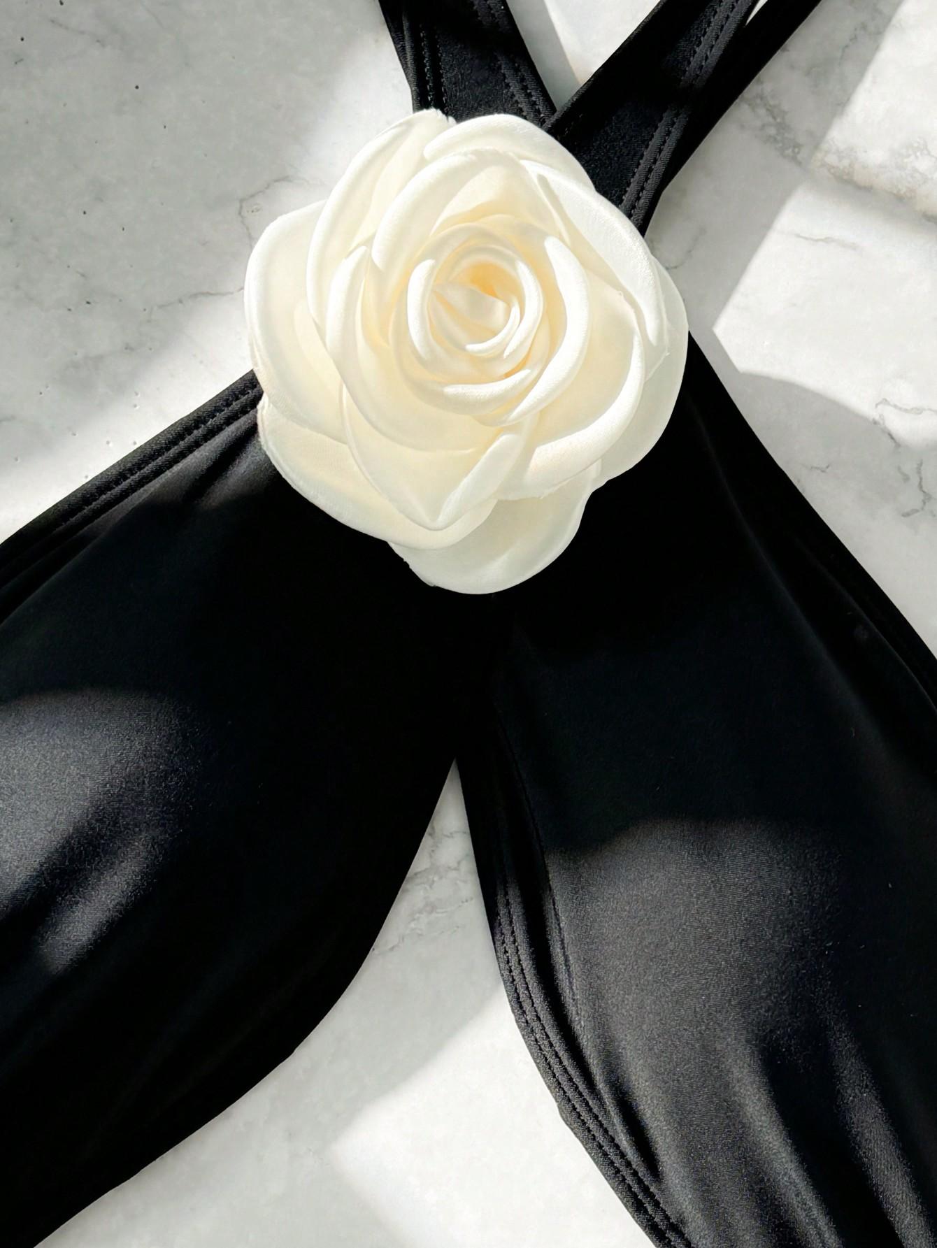 SHEIN JEDNOCZĘŚCIOWY STRÓJ KĄPIELOWY S09__M