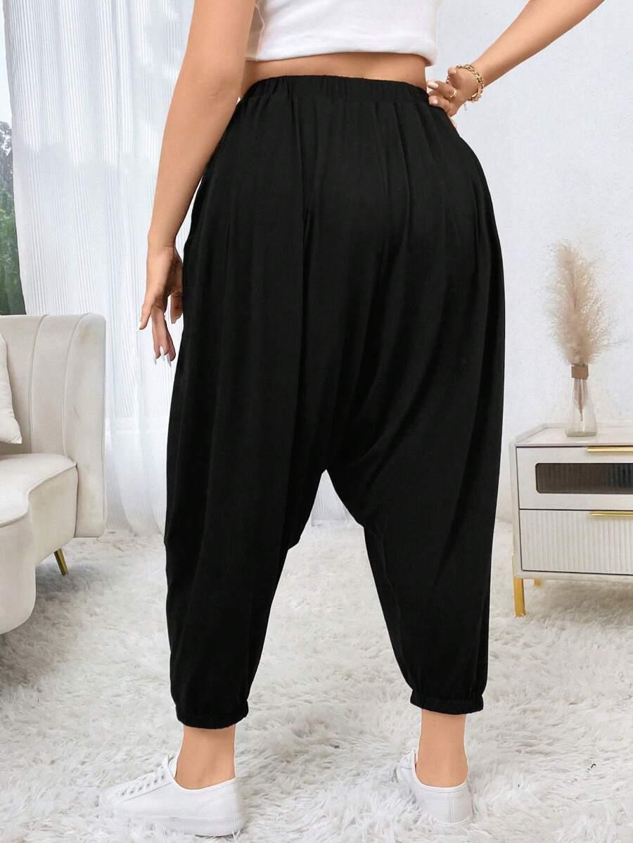 FLIRLA CZARNE SPODNIE ALLADYNKI PK01__48