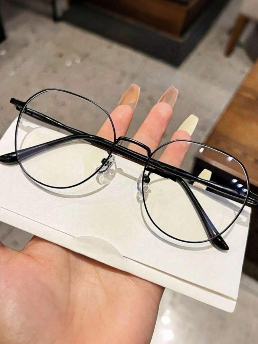 SHEIN OKULARY ZERÓWKI CZARNE OPRAWKI S07