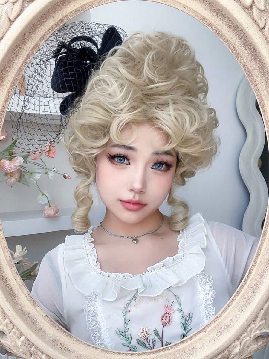 SHEIN WŁOSY SYNTETYCZNE PERKA BLOND S07