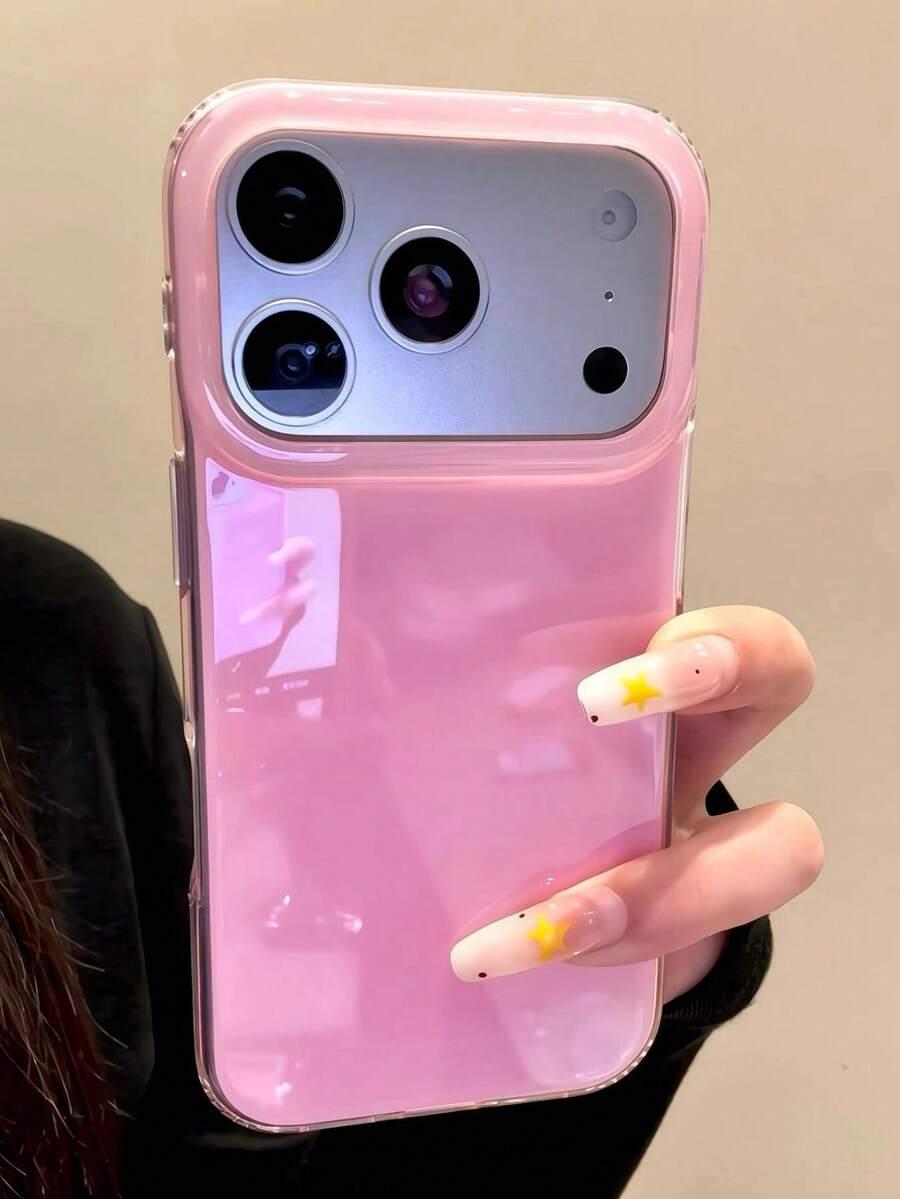 SHEIN RÓŻOWE ETUI NA TELEFON IPHONE 16 PLUS S07