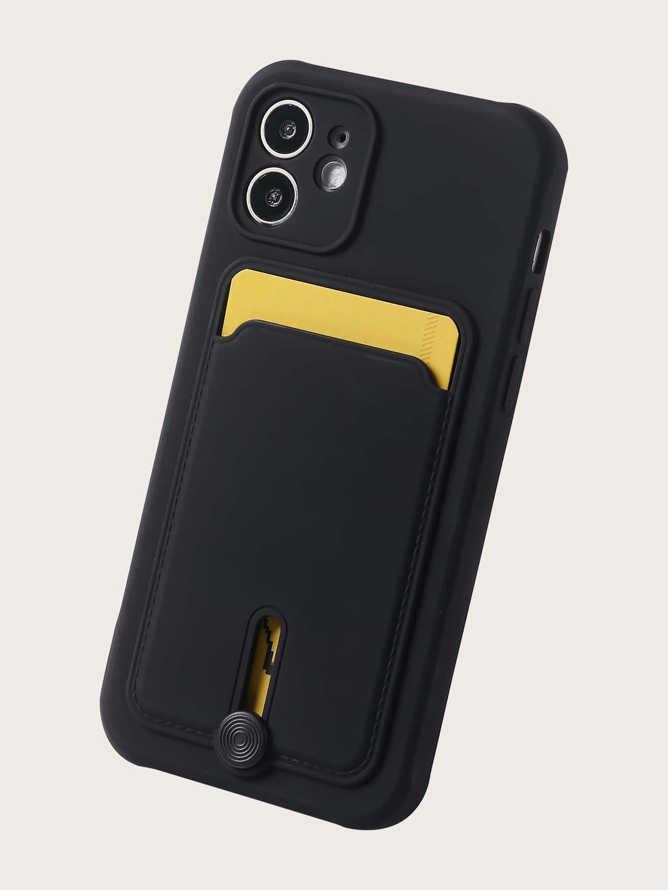 SHEIN CZARNE ETUI NA TELEFON IPHONE 12 S07