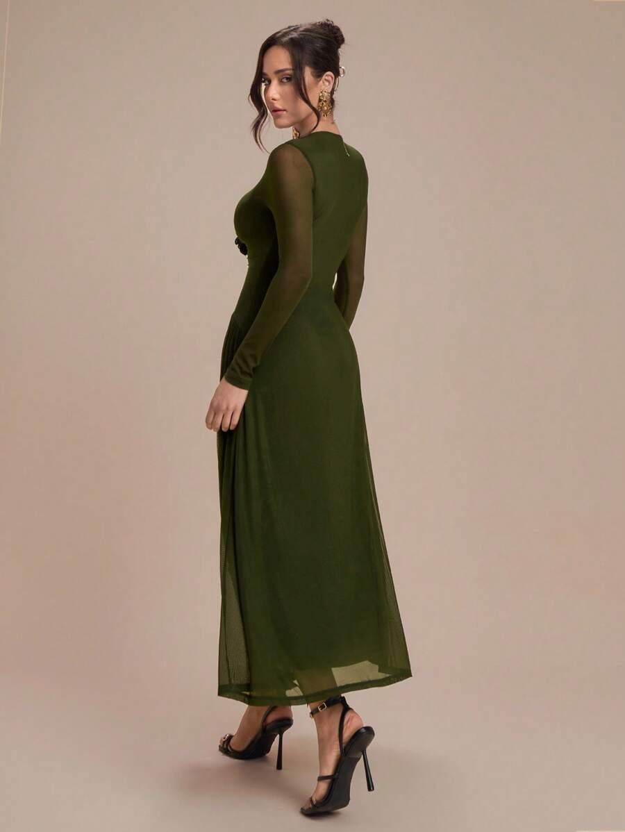 MODELYN ZIELONA MAXI SUKIENKA S06__XXL