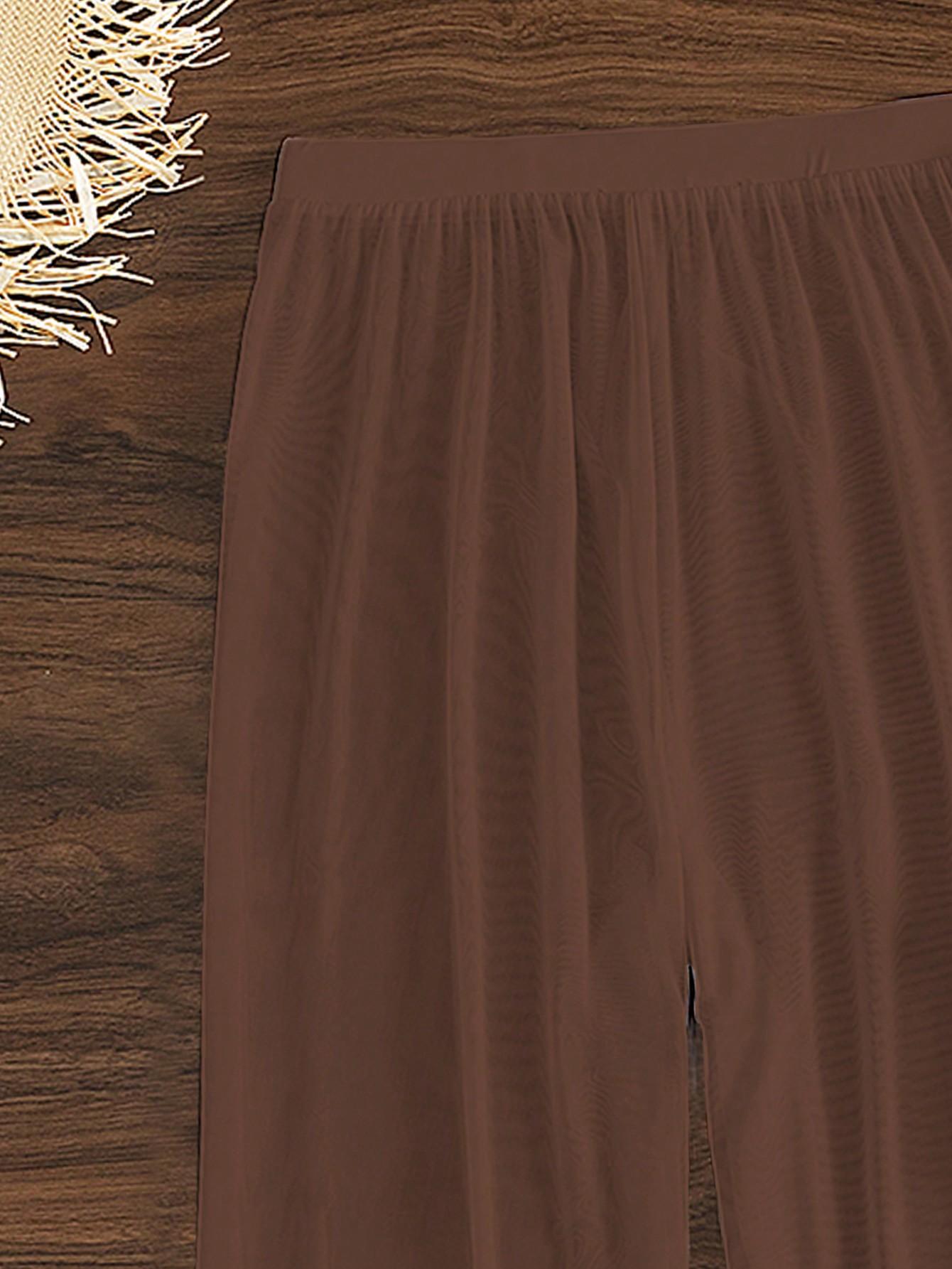 SHEIN DWUCZĘŚCIOWY STRÓJ KĄPIELOWY SPODNIE KOMPLET S09__S