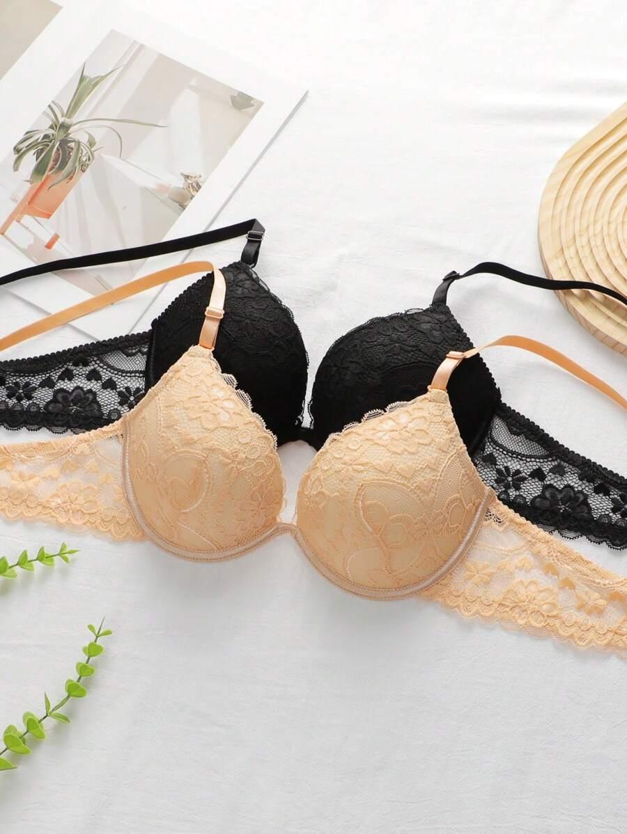 SHEIN BIUSTONOSZ KORONKA 2SZT S06__S