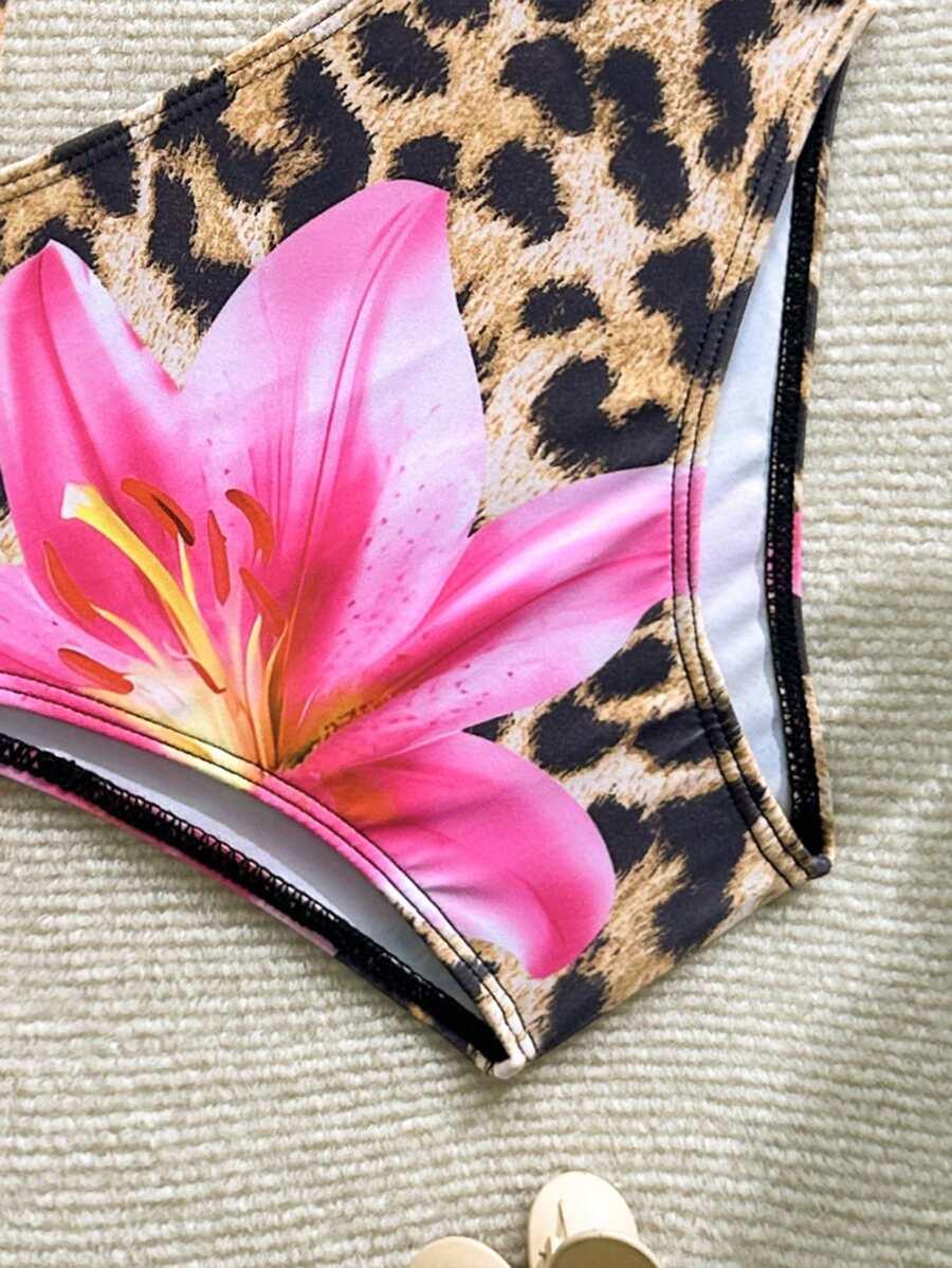 SHEIN DWUCZĘŚCIOWY STRÓJ KĄPIELOWY SPÓDNICA KOMPLET S09__146-152