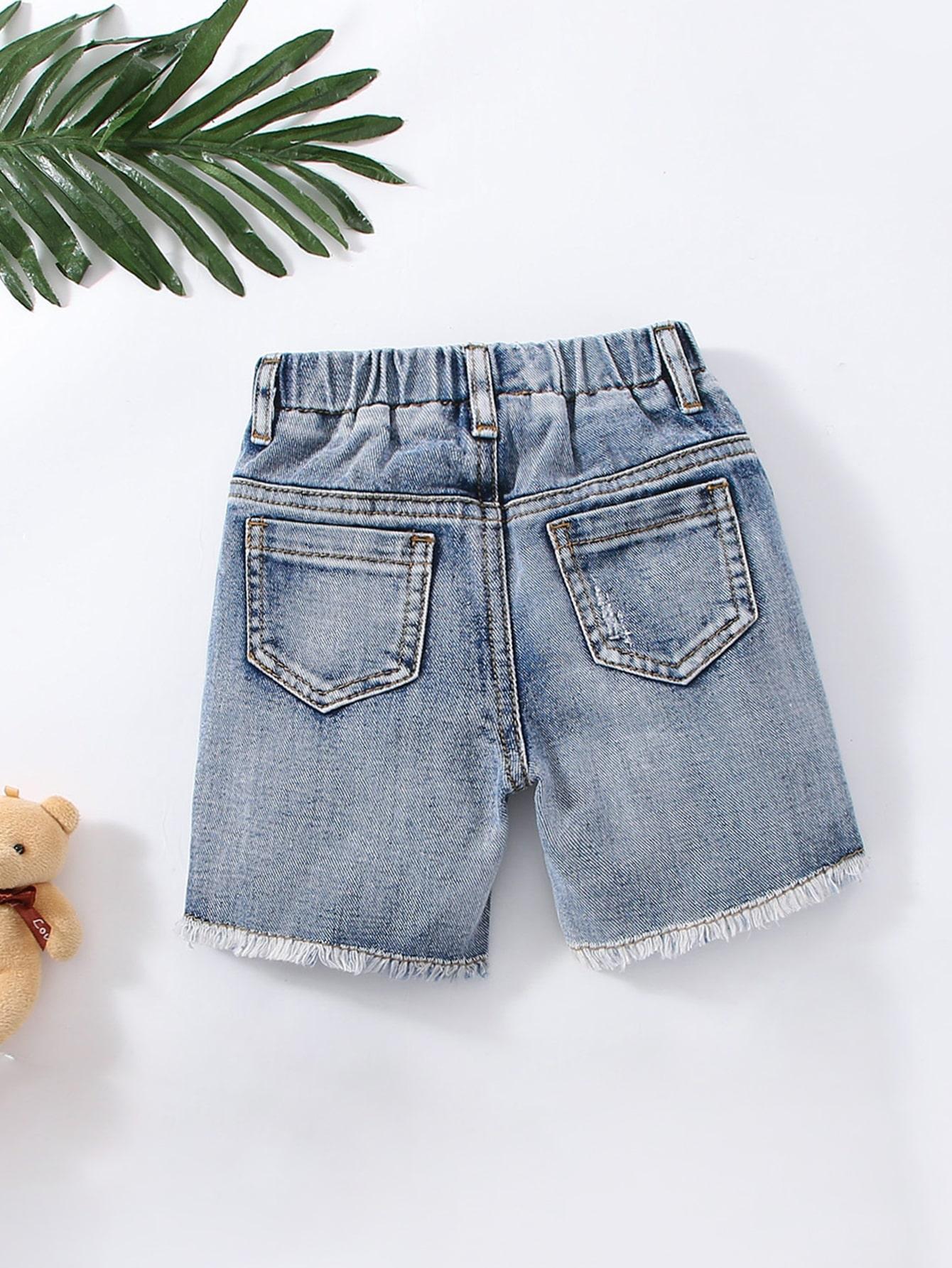 SHEIN KRÓTKIE SPODENKI JEANS S09__86-92