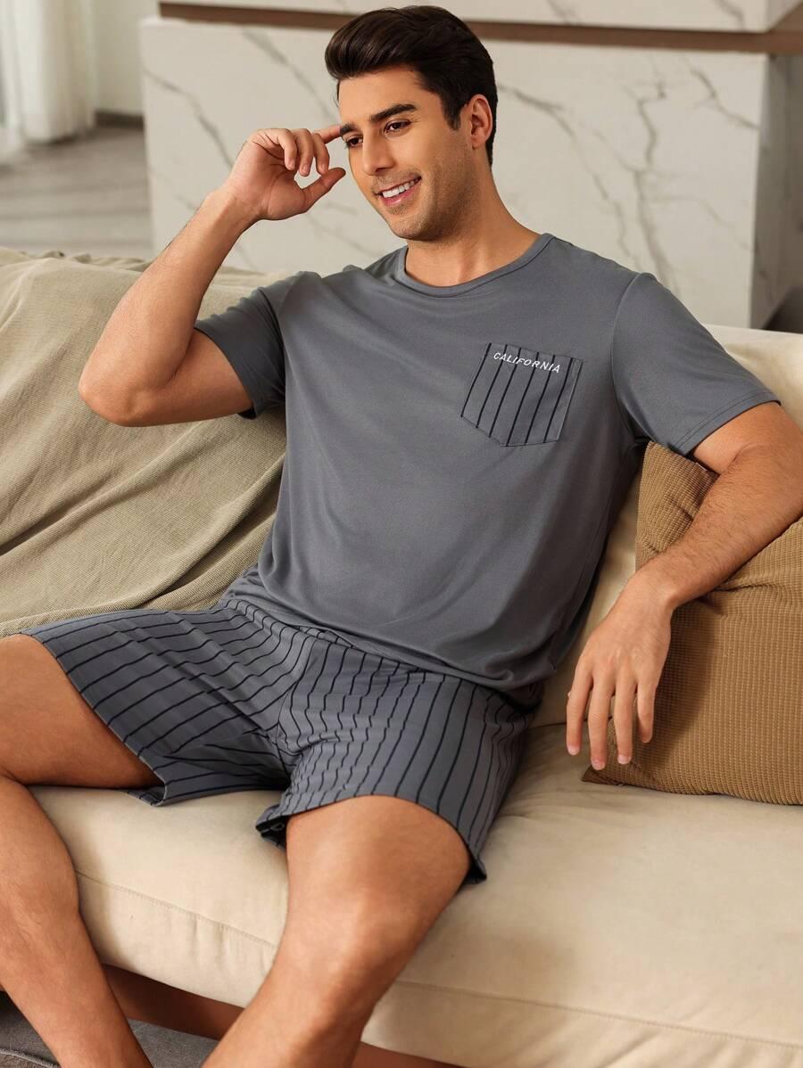 SHEIN BLUZKA SPODENKI KOMPLET PIŻAMA S06__XXL