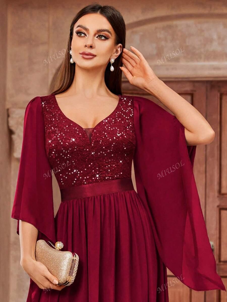 SHEIN CZERWONA MAXI SUKIENKA S06__XL