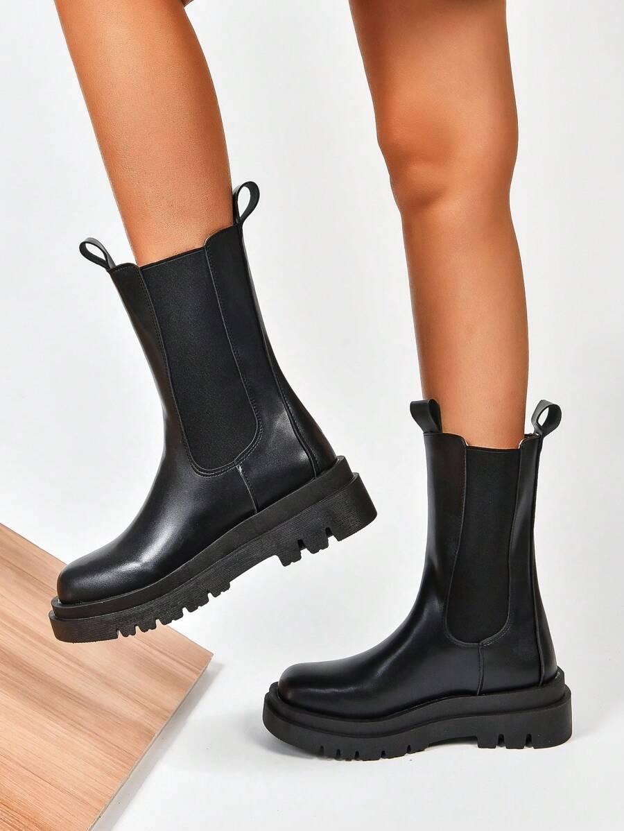 SHEIN CZARNE WYSOKIE BOTKI W01__38